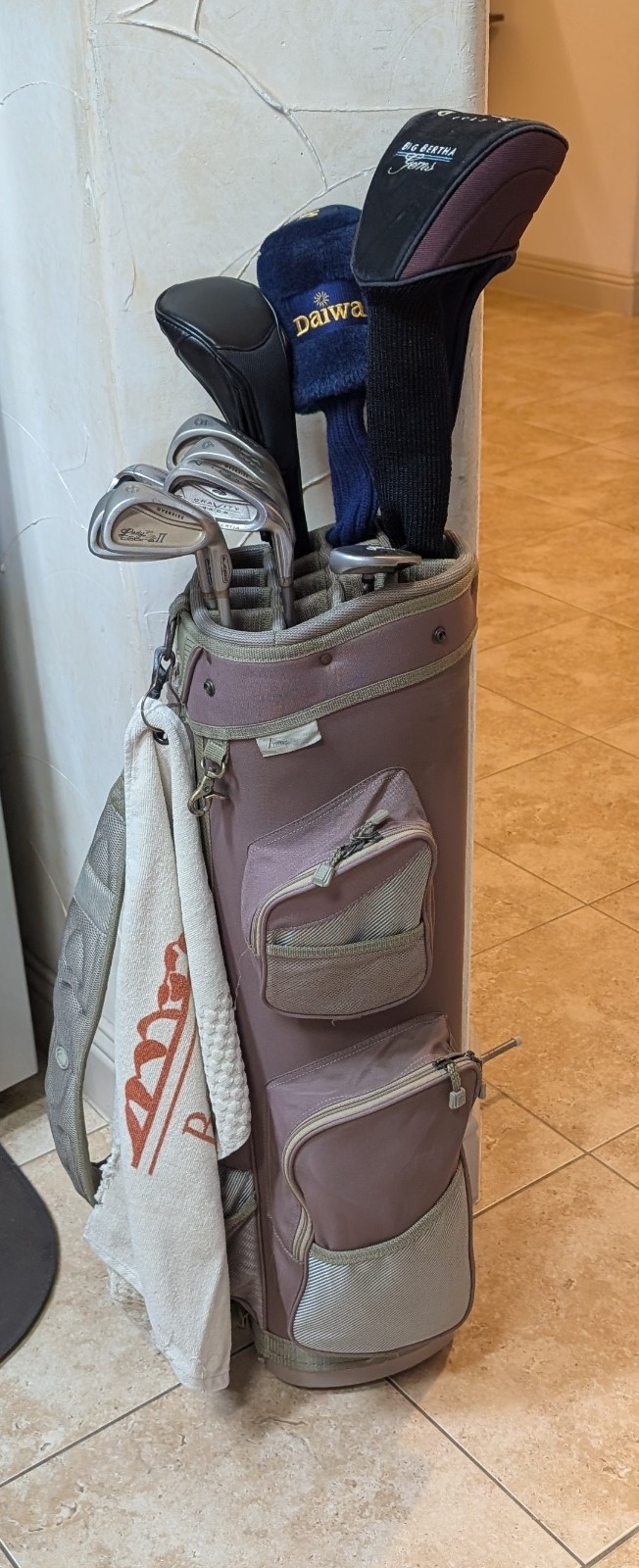 Ladies golf club set with bag